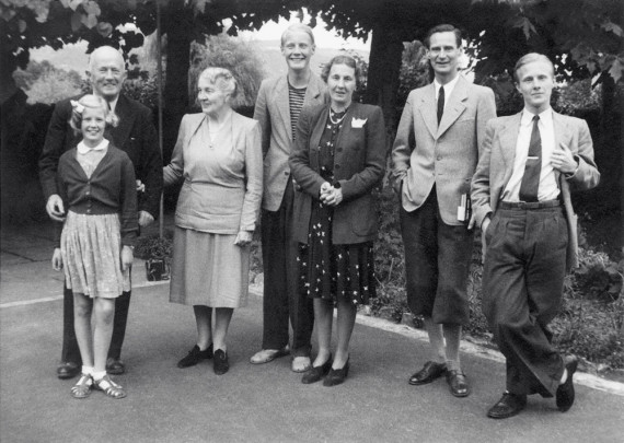 Die Familie Bally um 1948